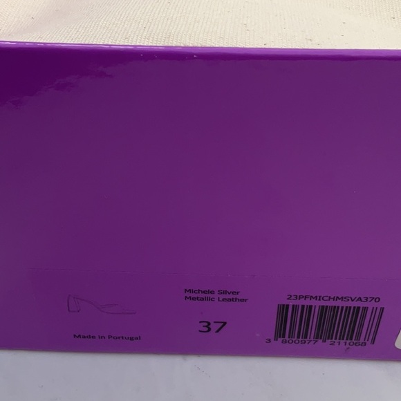 BY FAR Michele Mule in Silver, Size: EU 37 - Picture 5 of 12